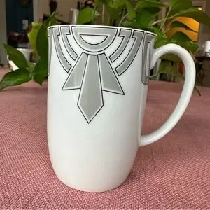 Fitz and Floyd Dining Fitz And Floyd The Ritz Art Deco Grey